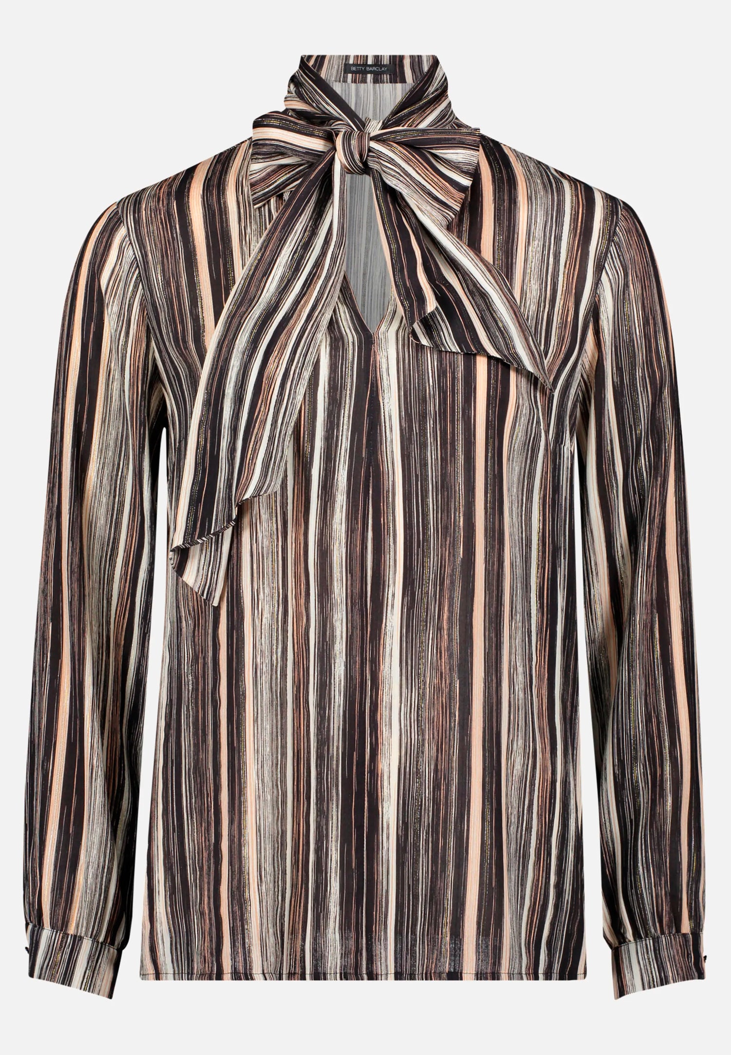 Betty Barclay_Multi-Color_Slip-On Blouse with Bow Knot_8936-1631_9877_04