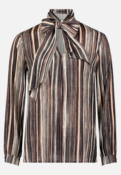 Betty Barclay_Multi-Color_Slip-On Blouse with Bow Knot_8936-1631_9877_04