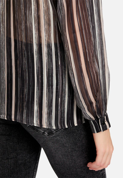 Betty Barclay_Multi-Color_Slip-On Blouse with Bow Knot_8936-1631_9877_06