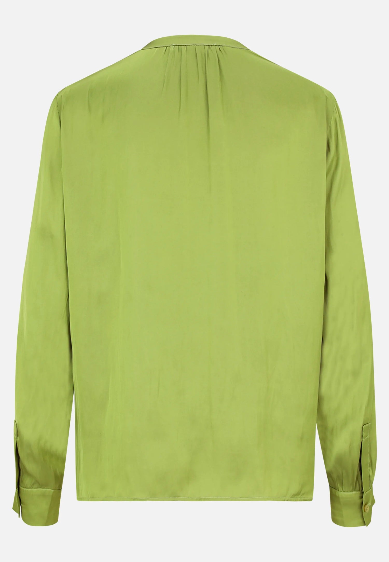 Betty Barclay_Fresh Moss_Long-Sleeved Satin Blouse_8942-1668_5436_05