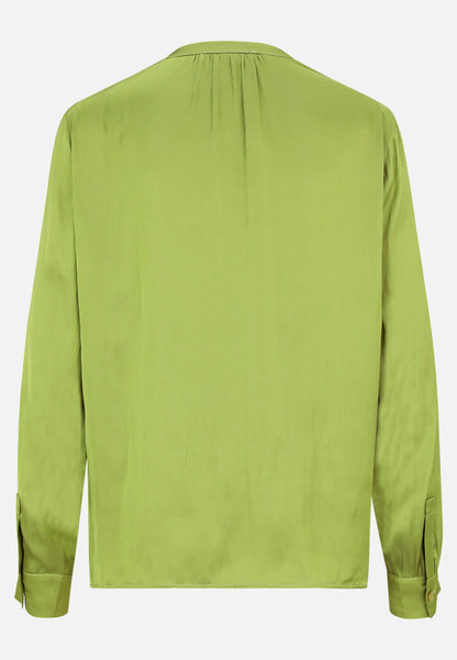 Betty Barclay_Fresh Moss_Long-Sleeved Satin Blouse_8942-1668_5436_05