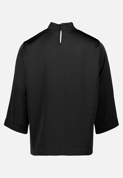 Betty Barclay_Black_Slip-On Blouse, Solid Color_8943-1196_9045_05