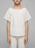 Springfield White Girls Embroidered Blouse SKU: 8943202_99 Image 00