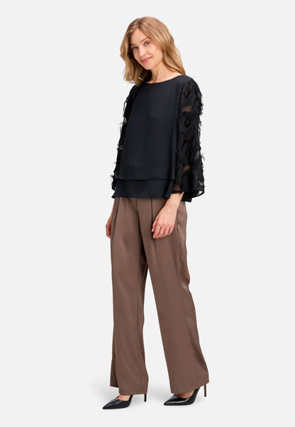 Betty Barclay_Black_Slip-On Blouse, Solid Color_8944-2723_9045_02