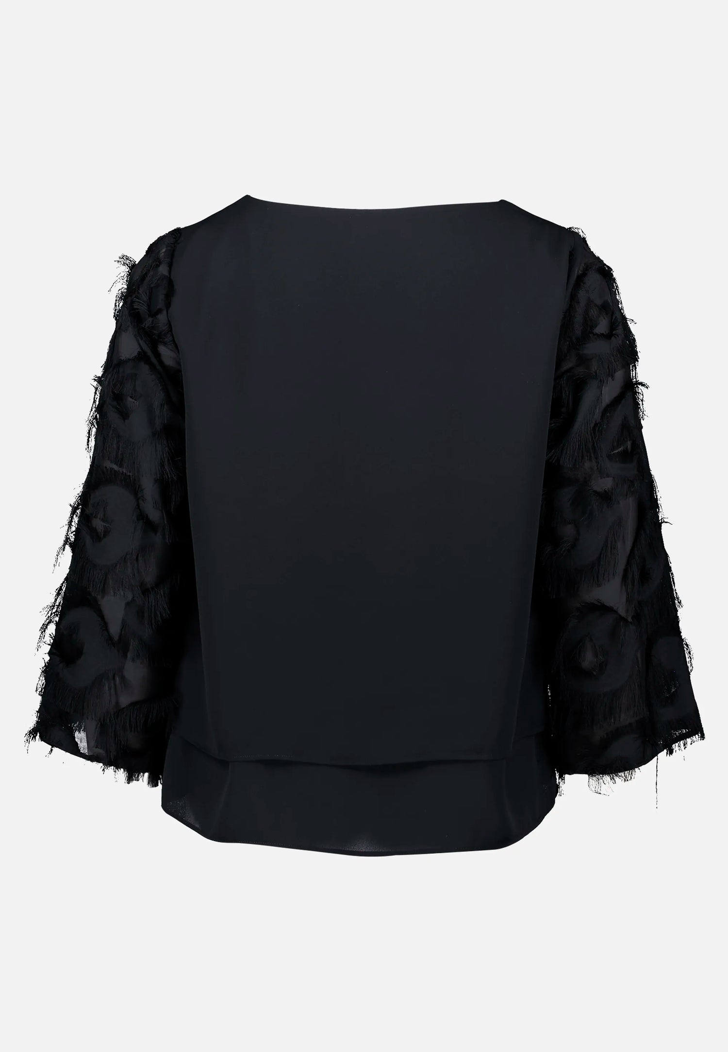 Betty Barclay_Black_Slip-On Blouse, Solid Color_8944-2723_9045_05