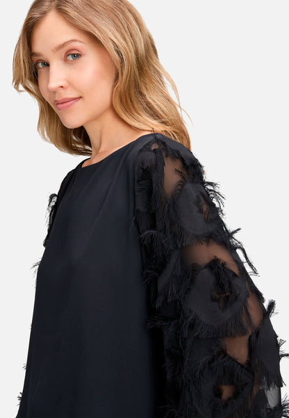 Betty Barclay_Black_Slip-On Blouse, Solid Color_8944-2723_9045_06