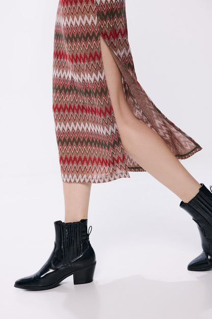 Springfield_Midi Dress Zigzag Borders_8959453_53_03