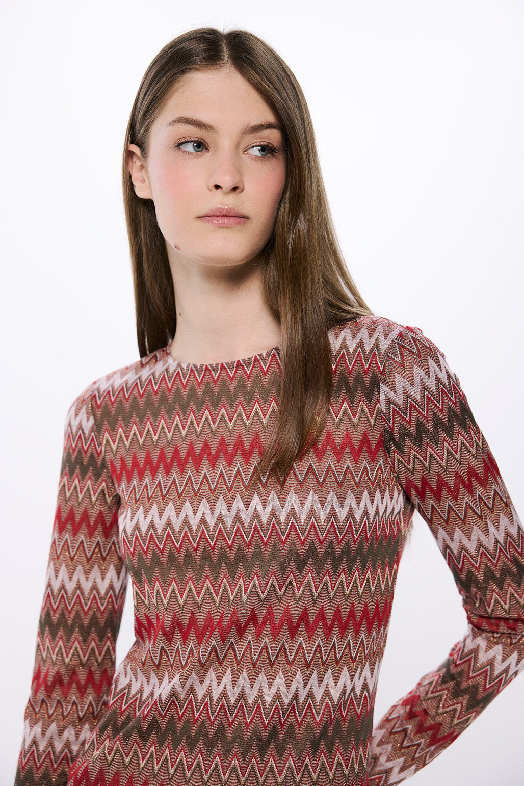 Springfield_Midi Dress Zigzag Borders_8959453_53_04