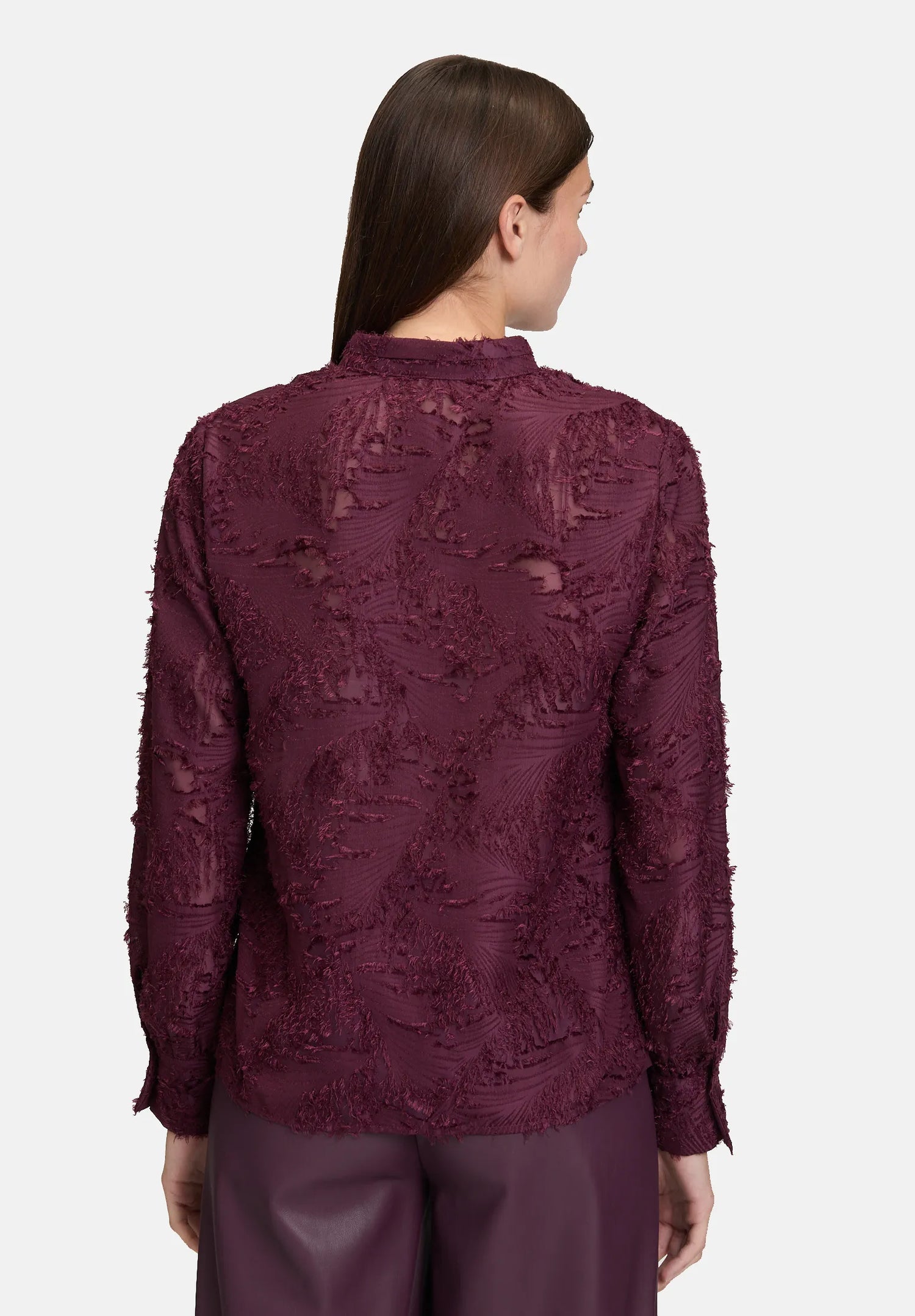 Betty Barclay_Dark Aubergine_Structured Shirt Blouse_8963-3274_4685_04