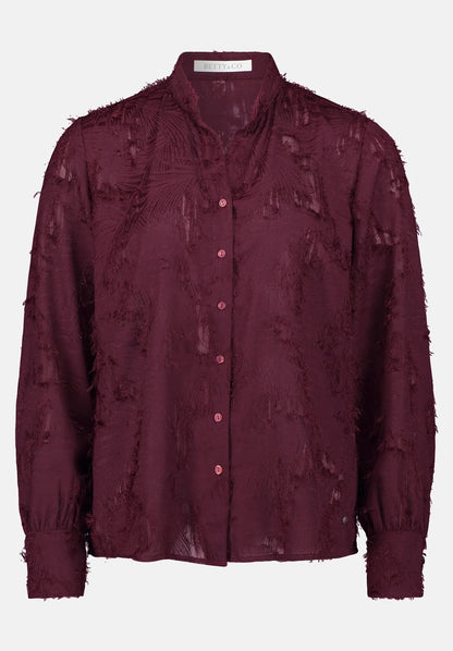 Betty Barclay_Dark Aubergine_Structured Shirt Blouse_8963-3274_4685_05