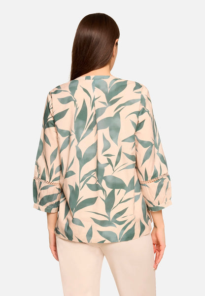 Betty Barclay Nature/Green Women Slip-On Blouse with 3/4 Sleeves SKU: 8986-3167_1858 Image 03