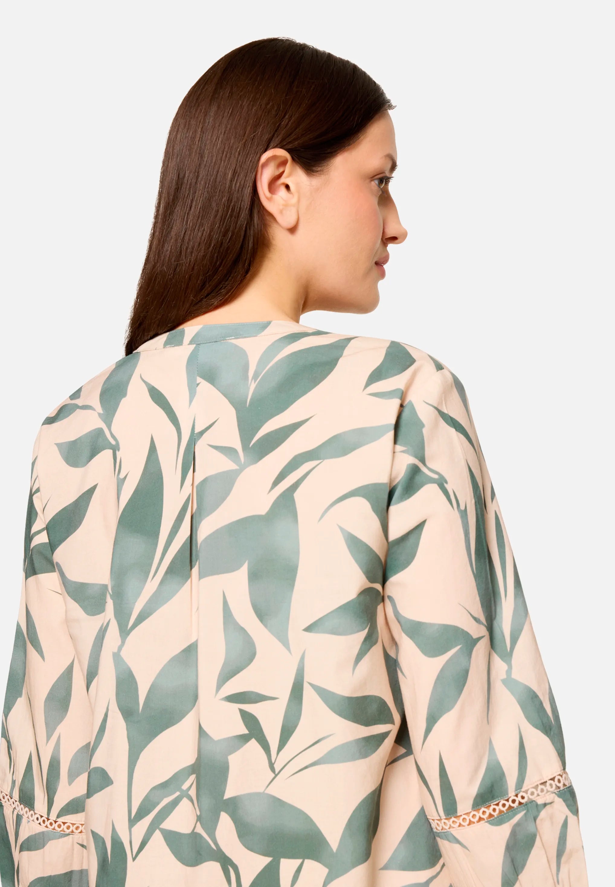 Betty Barclay Nature/Green Women Slip-On Blouse with 3/4 Sleeves SKU: 8986-3167_1858 Image 07