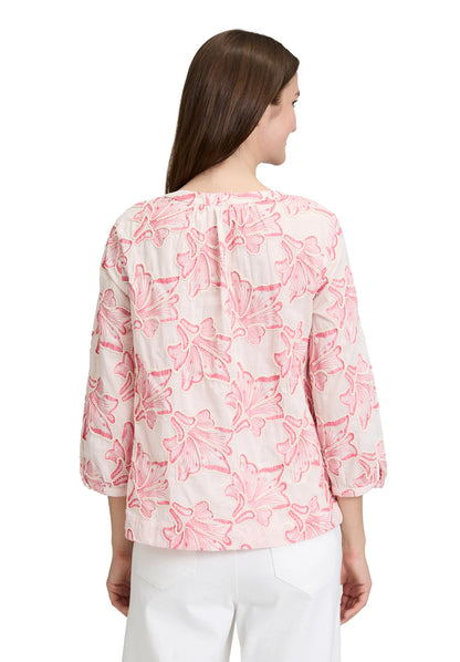 Betty Barclay Rose/Pink Women Blouse Short 3/4 Sleeve SKU: 8998-3245_4845 Image 03