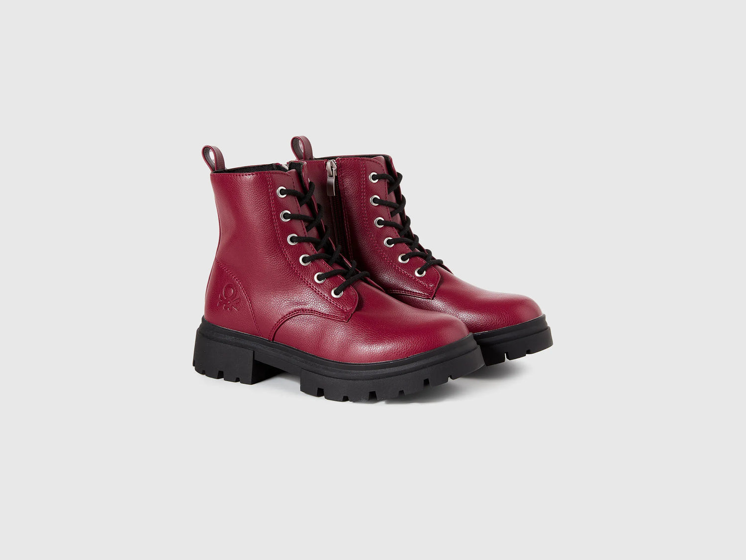 Benetton_Burgundy_Lace-Up Boots_8IFUCD01U_236_02