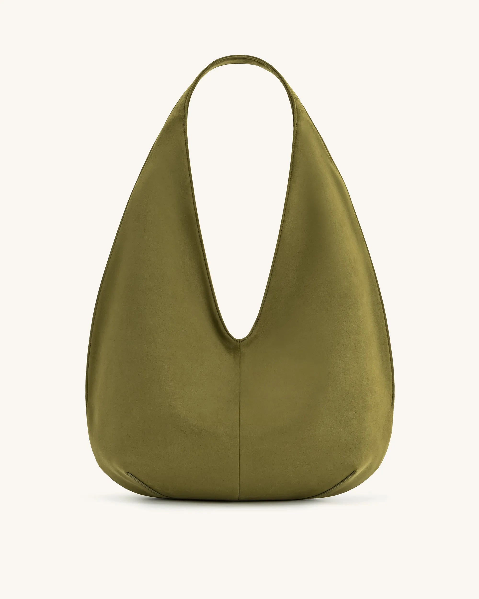 JW PEI_Dark Olive_Dara Faux Suede Hobo Bag_8T009-7_Dark Olive_01