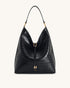 JW PEI Black Croc Women Aria Shoulder Bag - Black Croc SKU: 8T026-11_Black Croc Image 01