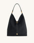 JW PEI Black Women Aria Faux Suede Shoulder Bag - Black SKU: 8T026-1_Black Image 01