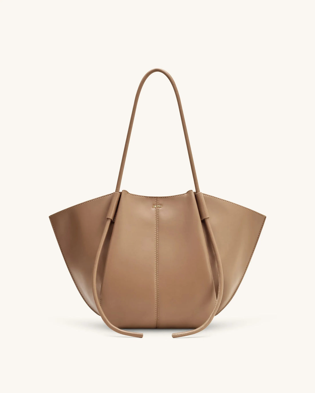 JW PEI Clay Brown Women Nala Wide Tote Bag - Clay Brown SKU: 8T030-34_Clay Brown Image 01