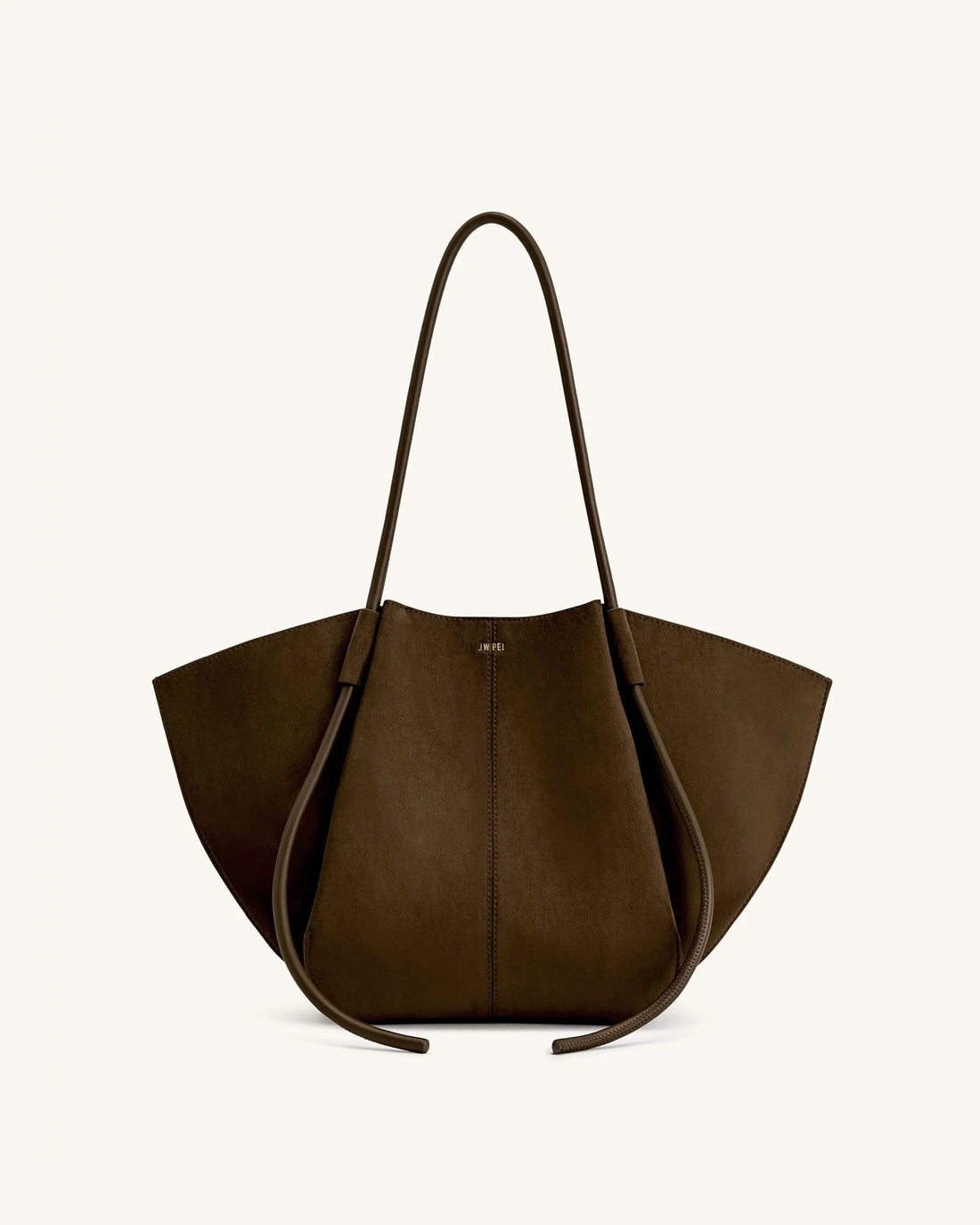 JW PEI Mocha Brown Women Nala Wide Tote Bag - Mocha Brown SKU: 8T030-3_Mocha Brown Image 01