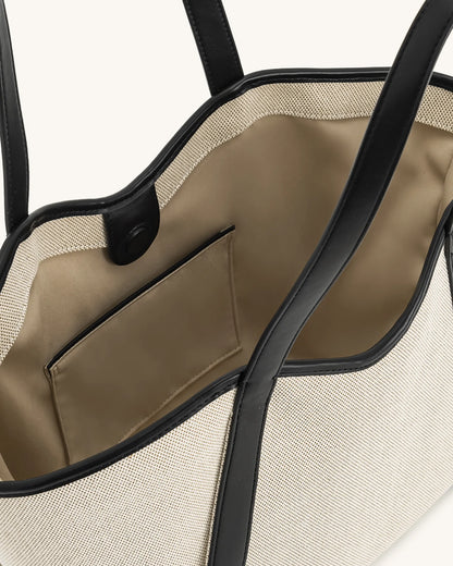 JW PEI_Black Canvas_Kiana Large Capacity Tote Bags_8T032-12_Black Canvas_04