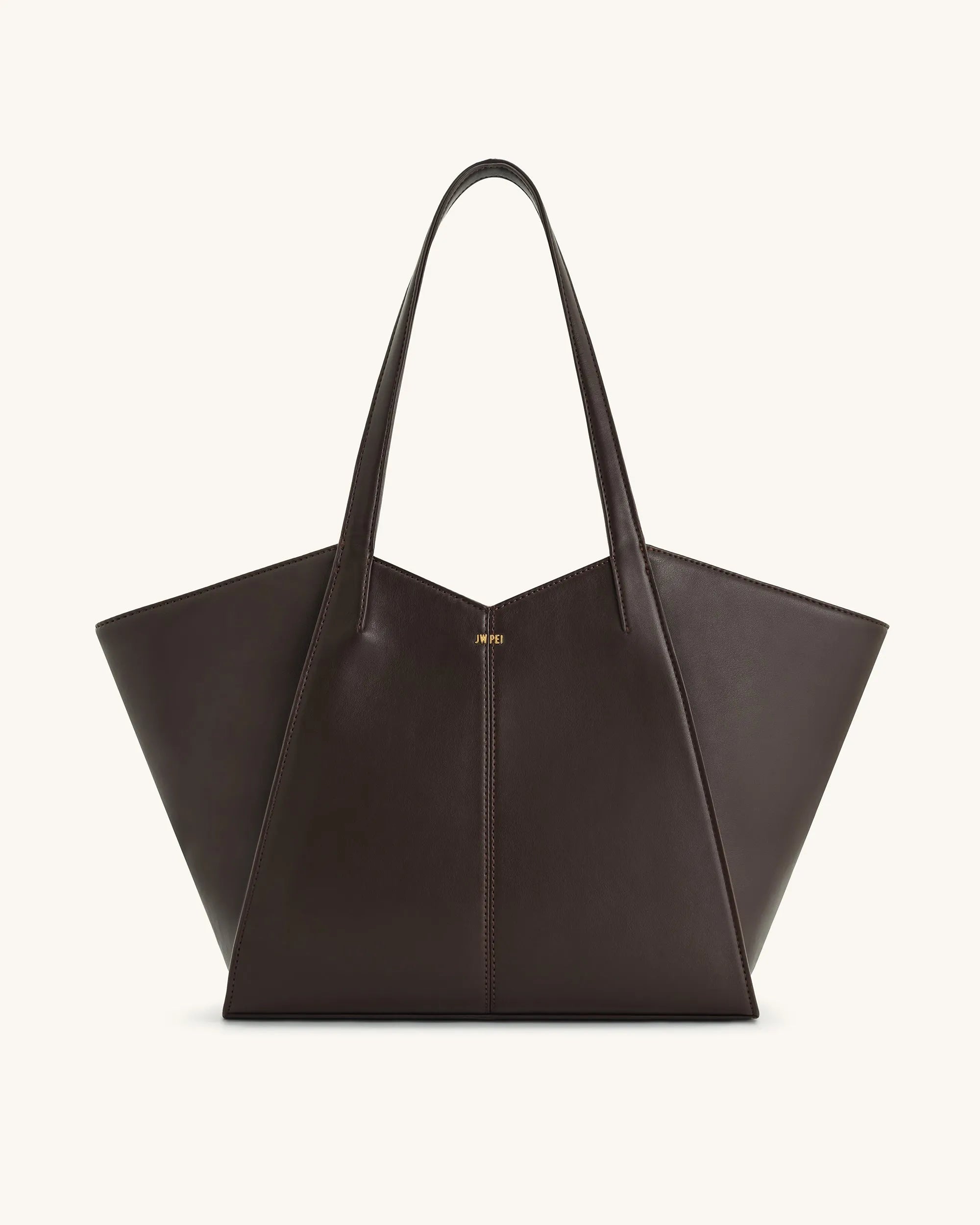 JW PEI Caramel Women Kiana Large Capacity Tote Bag - Caramel SKU: 8T032-31_Caramel Image 01