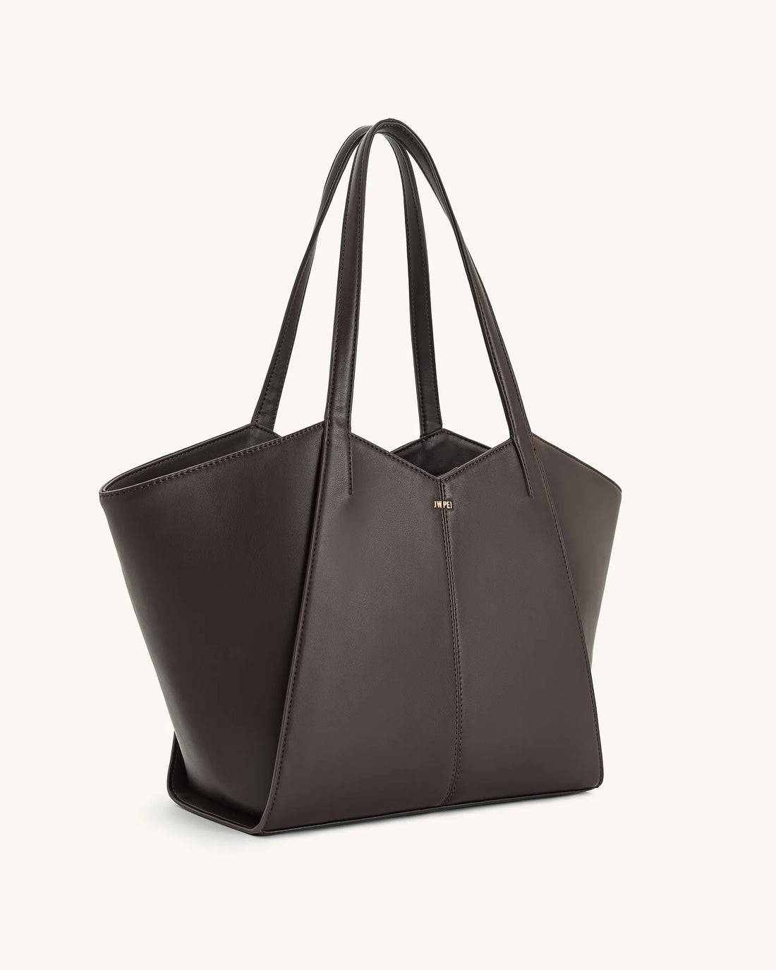 JW PEI Caramel Women Kiana Large Capacity Tote Bag - Caramel SKU: 8T032-31_Caramel Image 02