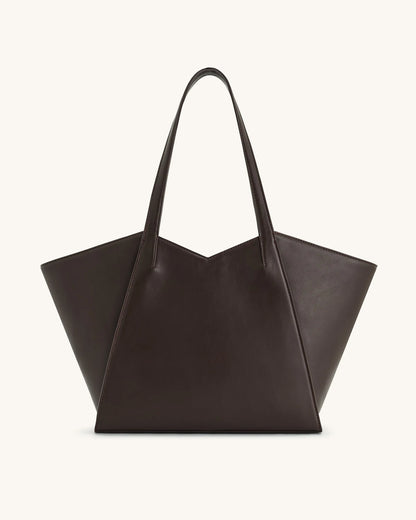 JW PEI Caramel Women Kiana Large Capacity Tote Bag - Caramel SKU: 8T032-31_Caramel Image 03