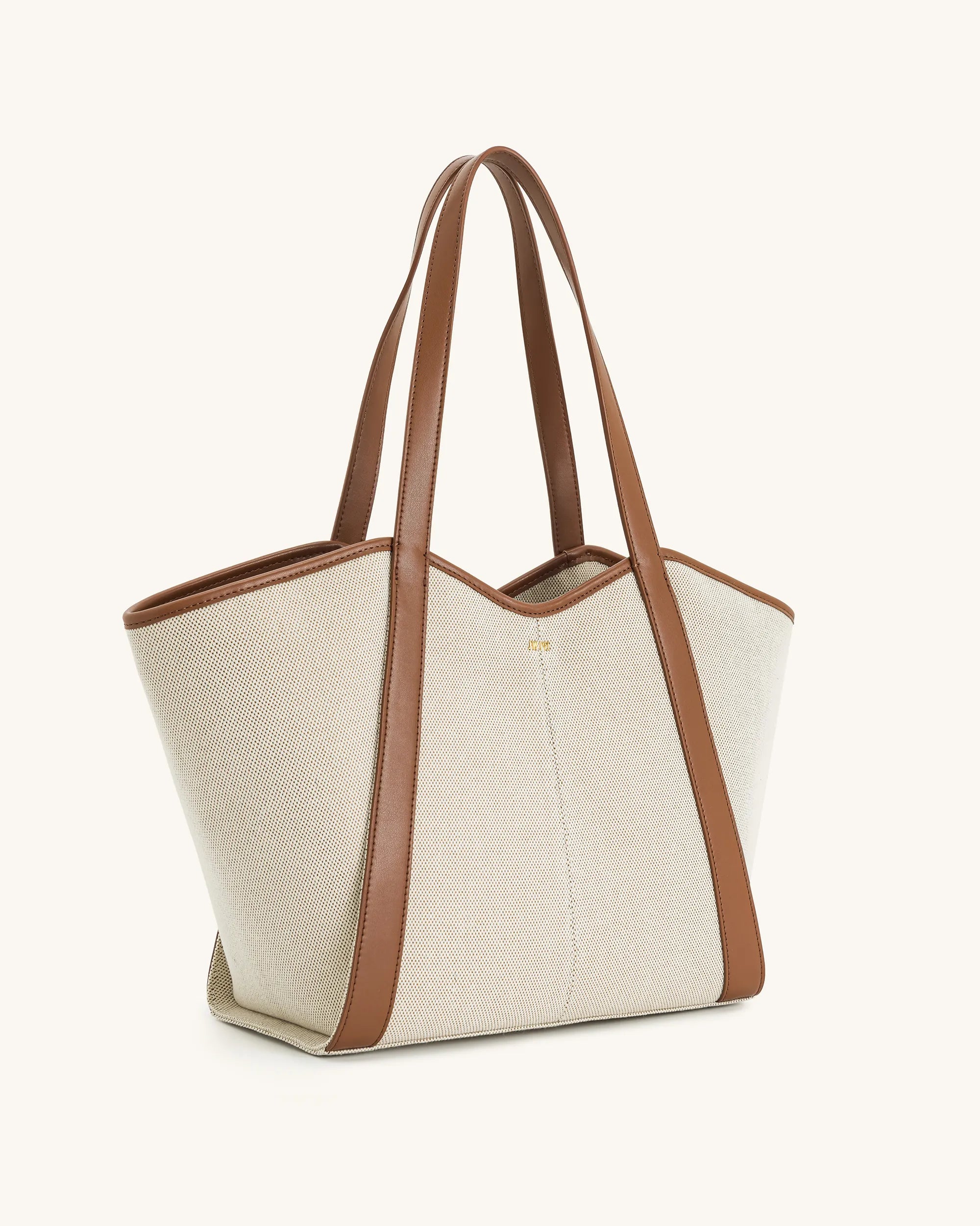 JW PEI_Brown Canvas_Kiana Large Capacity Tote Bags_8T032-32_Brown Canvas_03