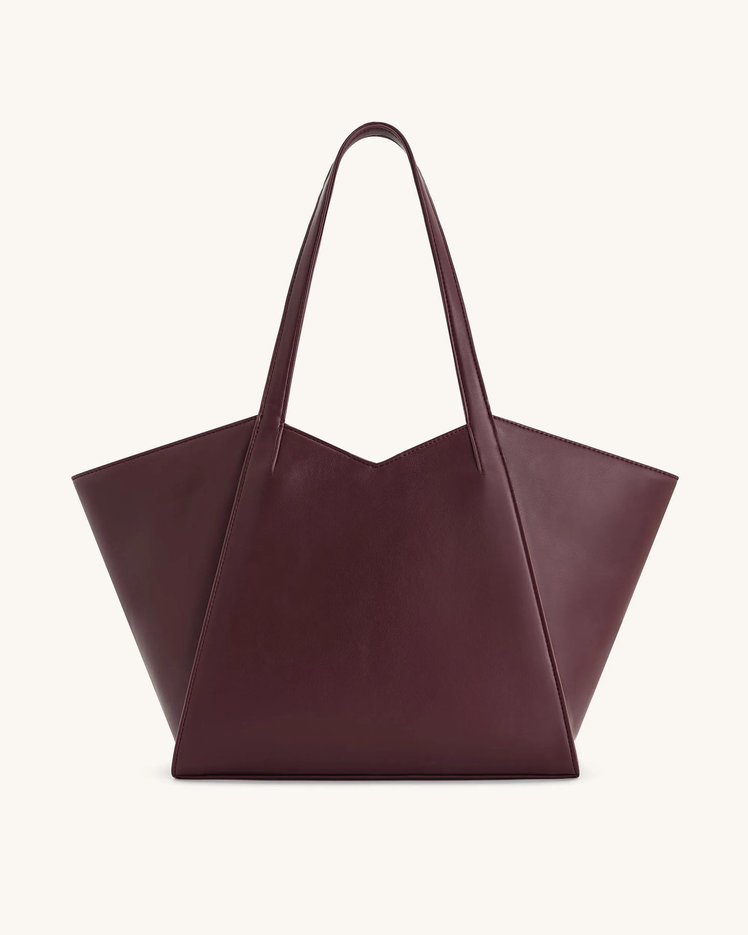 JW PEI Deep Claret Women Kiana Large Capacity Tote Bag - Deep Claret SKU: 8T032-4_Deep Claret Image 03