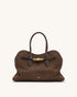 JW PEI Mocha Brown  Adele Metal Rope Knot Tote Bag  SKU: 8T112-31_Mocha Brown Image 01