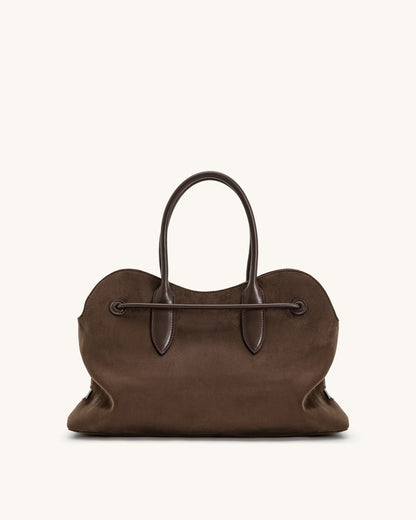 JW PEI Mocha Brown  Adele Metal Rope Knot Tote Bag  SKU: 8T112-31_Mocha Brown Image 03