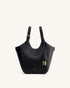 JW PEI Black Women Ines Padlock Tote Bag  SKU: 8T113-1_Black Image 01