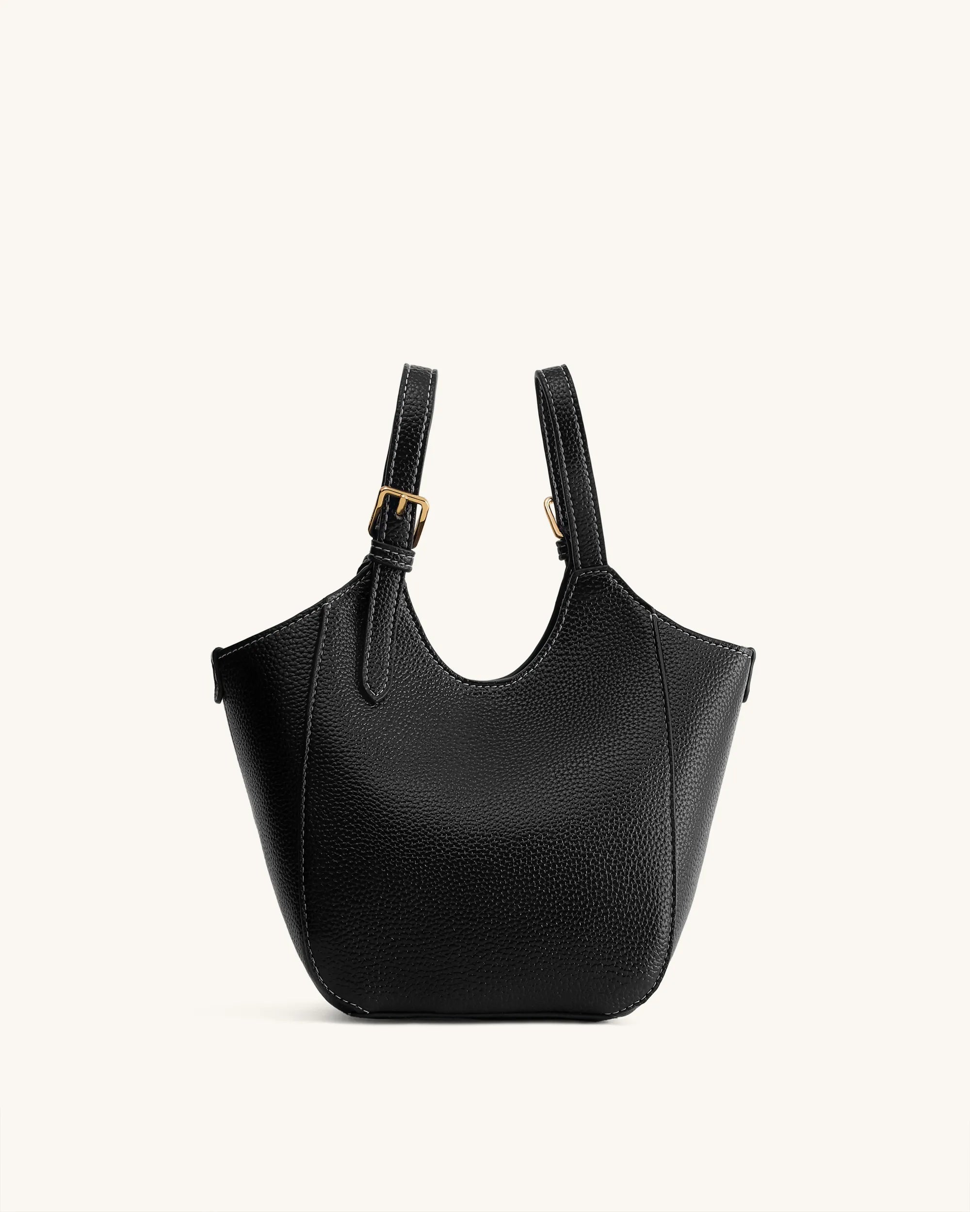 JW PEI Black Women Ines Padlock Tote Bag  SKU: 8T113-1_Black Image 06