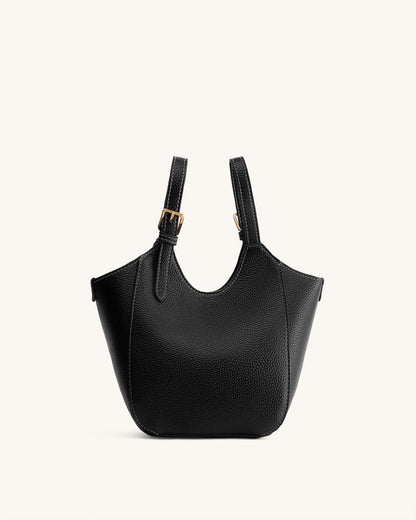 JW PEI Black Women Ines Padlock Tote Bag  SKU: 8T113-1_Black Image 06