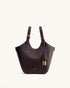 JW PEI Dark Brown  Ines Padlock Tote Bag  SKU: 8T113-3_Dark Brown Image 01