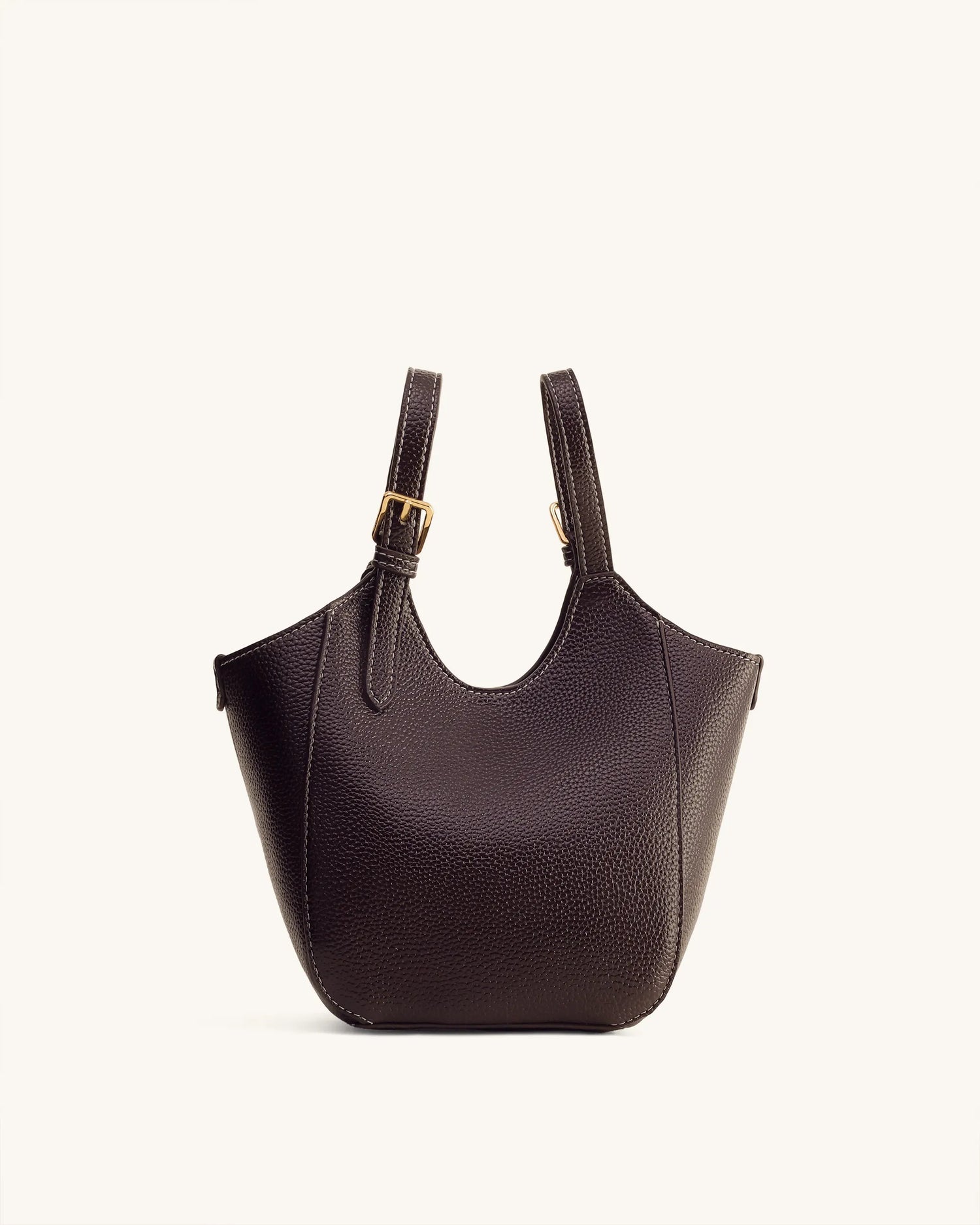 JW PEI Dark Brown  Ines Padlock Tote Bag  SKU: 8T113-3_Dark Brown Image 06