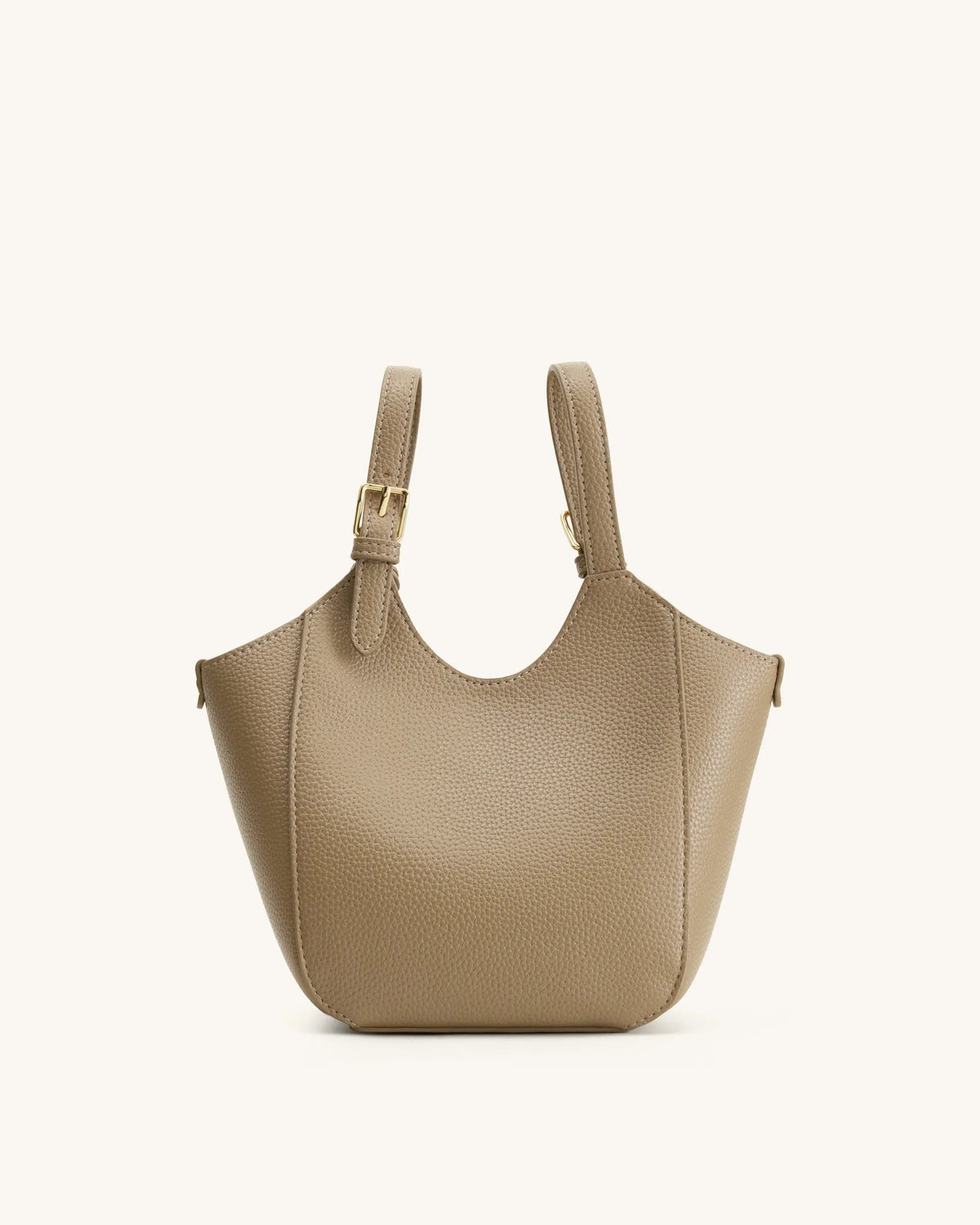 JW Pei Grey Beige Women Ines Padlock Tote Bag SKU: 8T113-9_Grey Beige Image 06