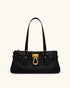 JW PEI Black Women Yvette Elongated Tote Bag - Black SKU: 8T115-1_Black Image 01
