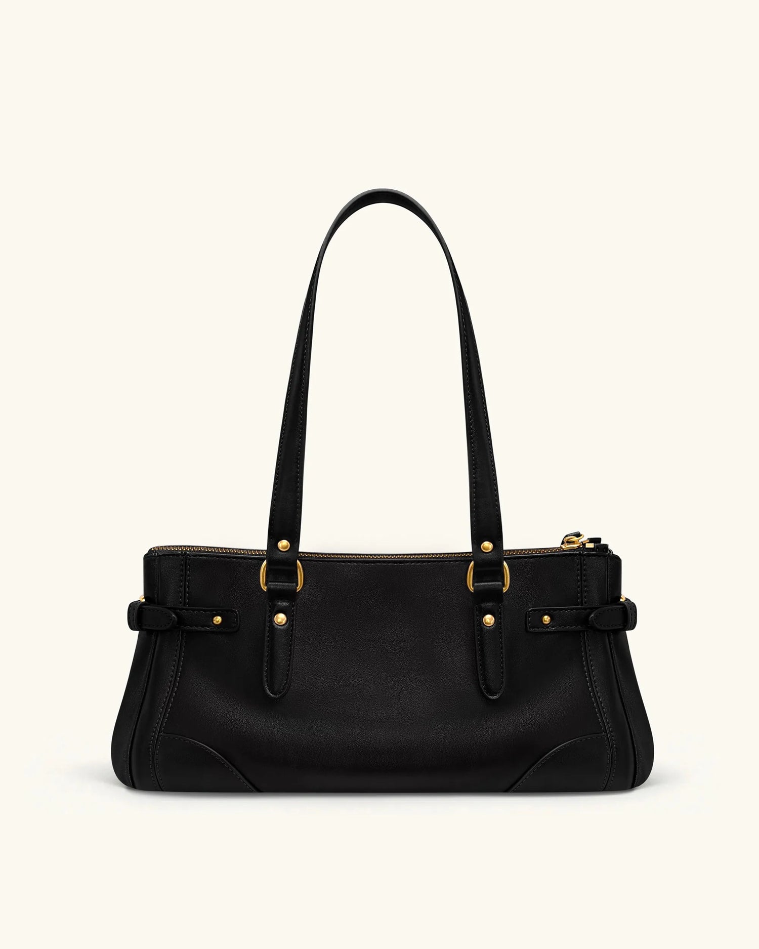 JW PEI Black Women Yvette Elongated Tote Bag - Black SKU: 8T115-1_Black Image 03