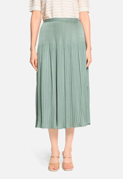 Betty Barclay Lily Pad Women Pleated Midi Skirt SKU: 9020-3285_5554 Image 02