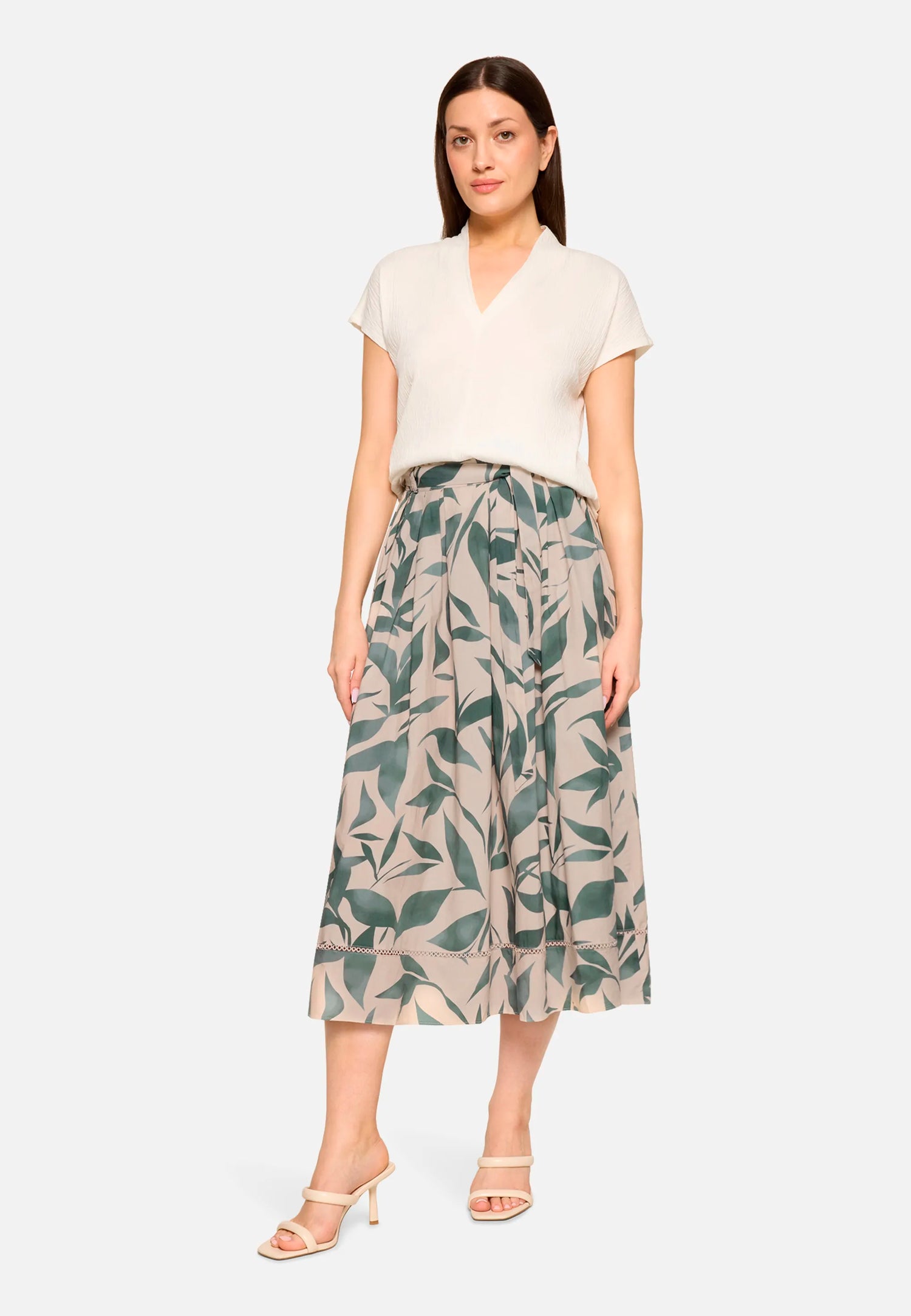 Betty Barclay Nature/Green Women Slip-On Skirt with Print SKU: 9043-3167_1858 Image 03