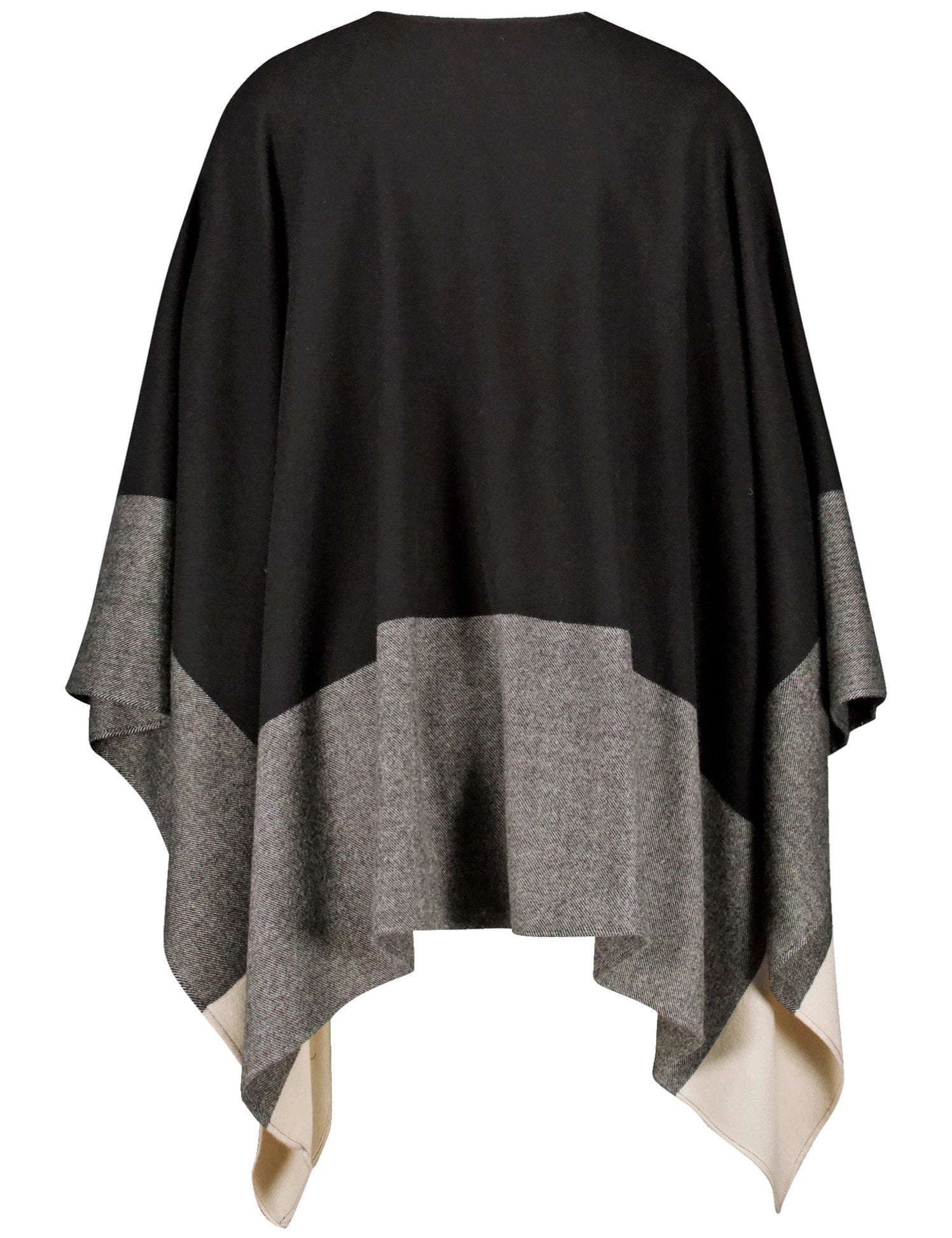 Fashionable Cape With Color Block Design_905003-72002_1091_03