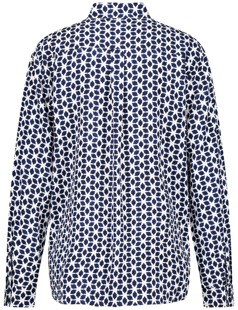 Gerry Weber_Whisp.White/Lake Blue Star Aop_Blouse 1/1 Sleeve_916002-54004_9159_02