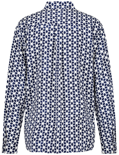Gerry Weber_Whisp.White/Lake Blue Star Aop_Blouse 1/1 Sleeve_916002-54004_9159_02
