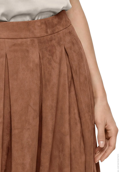 Betty Barclay Dark Coffee Women Culottes SKU: 9307-1673_7048 Image 04