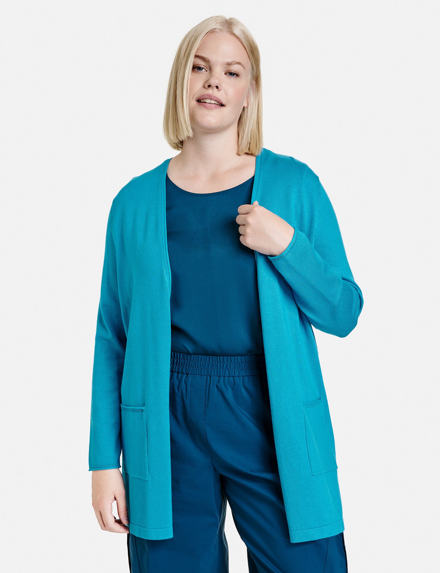 Blue Long Cardigan