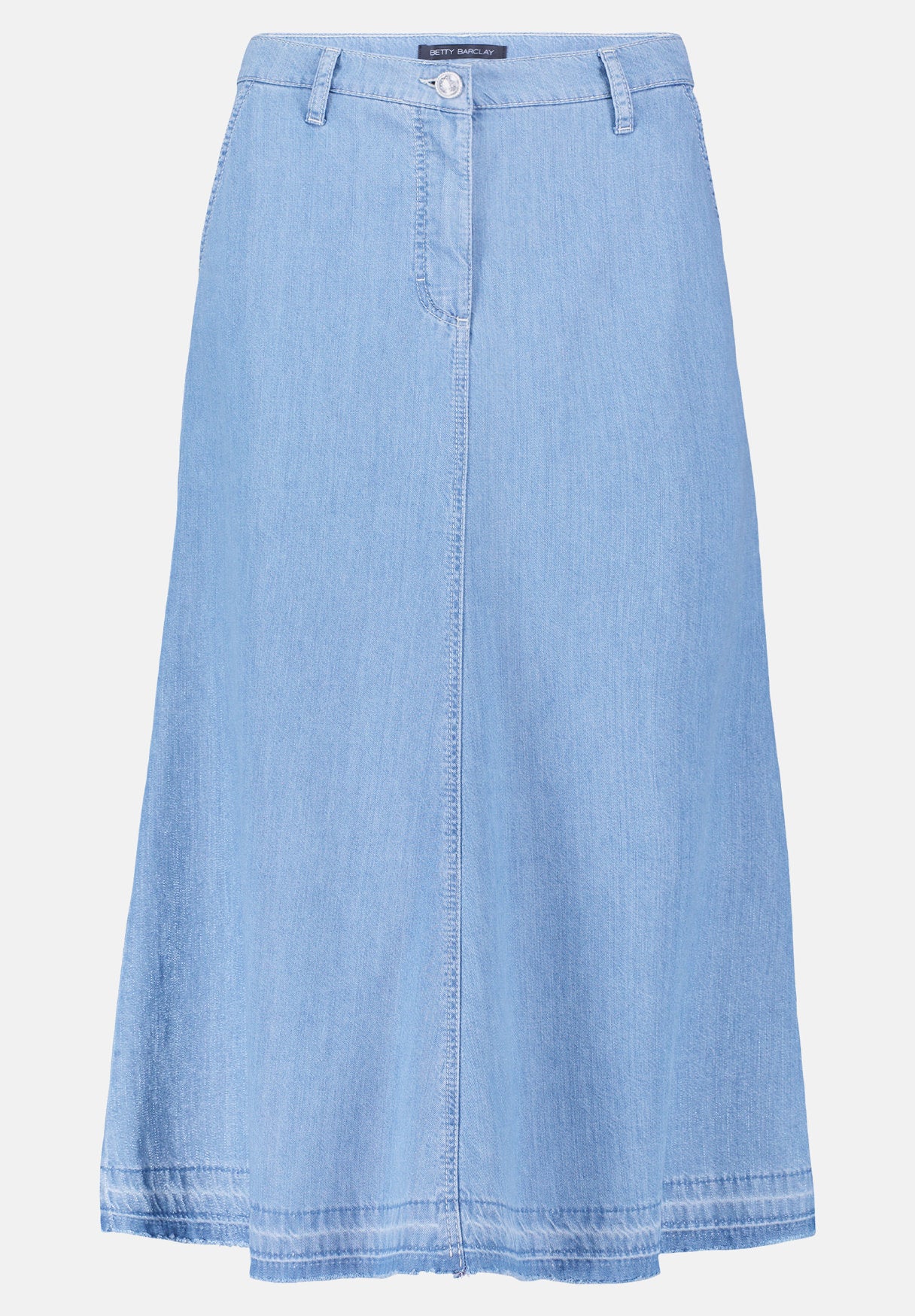 Betty Barclay_Denim Skirt with an Open Hem_9407-1105_8618_04