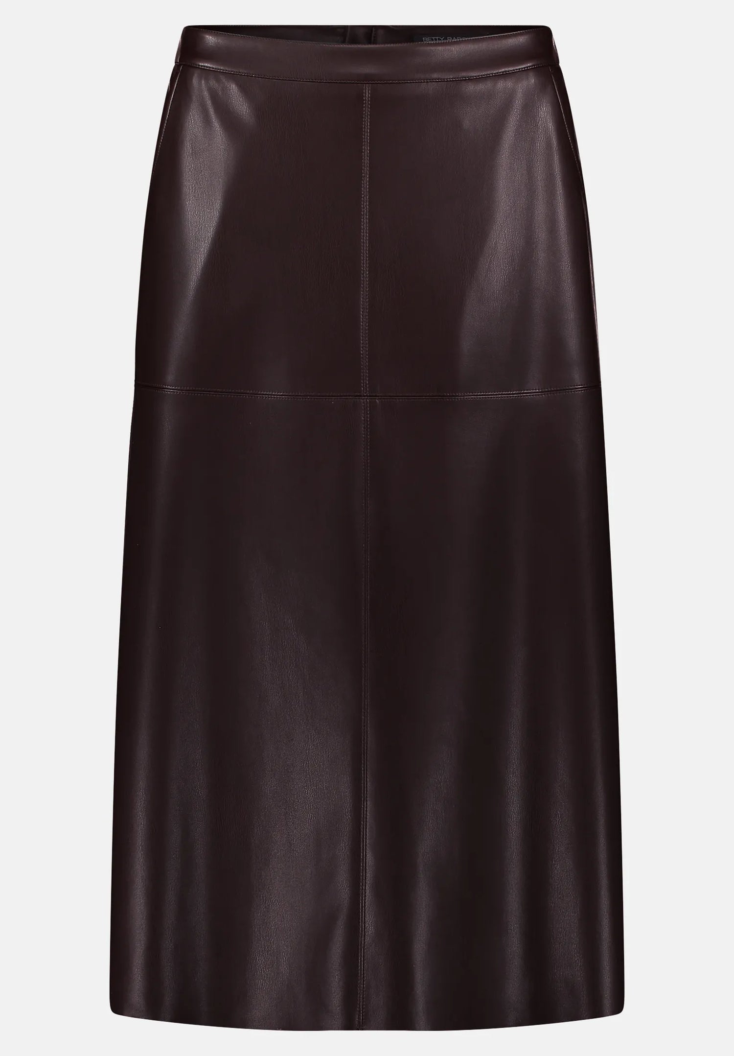 Betty Barclay_Light Maroon_Plain A-Line Skirt_9456-2738_7410_05