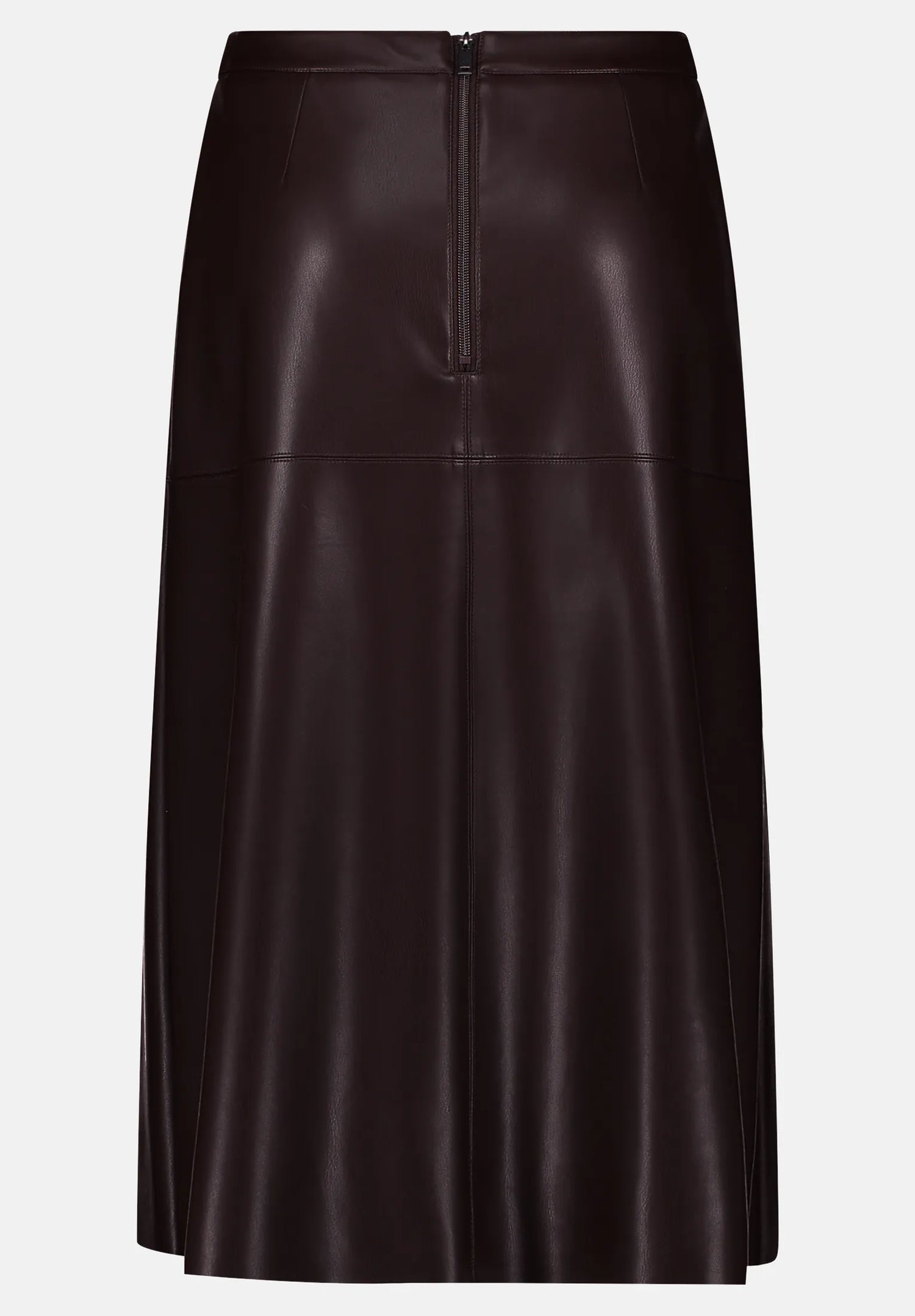 Betty Barclay_Light Maroon_Plain A-Line Skirt_9456-2738_7410_06