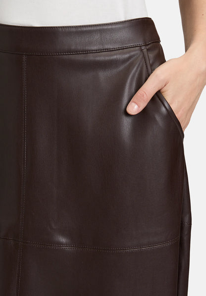 Betty Barclay_Light Maroon_Plain A-Line Skirt_9456-2738_7410_07